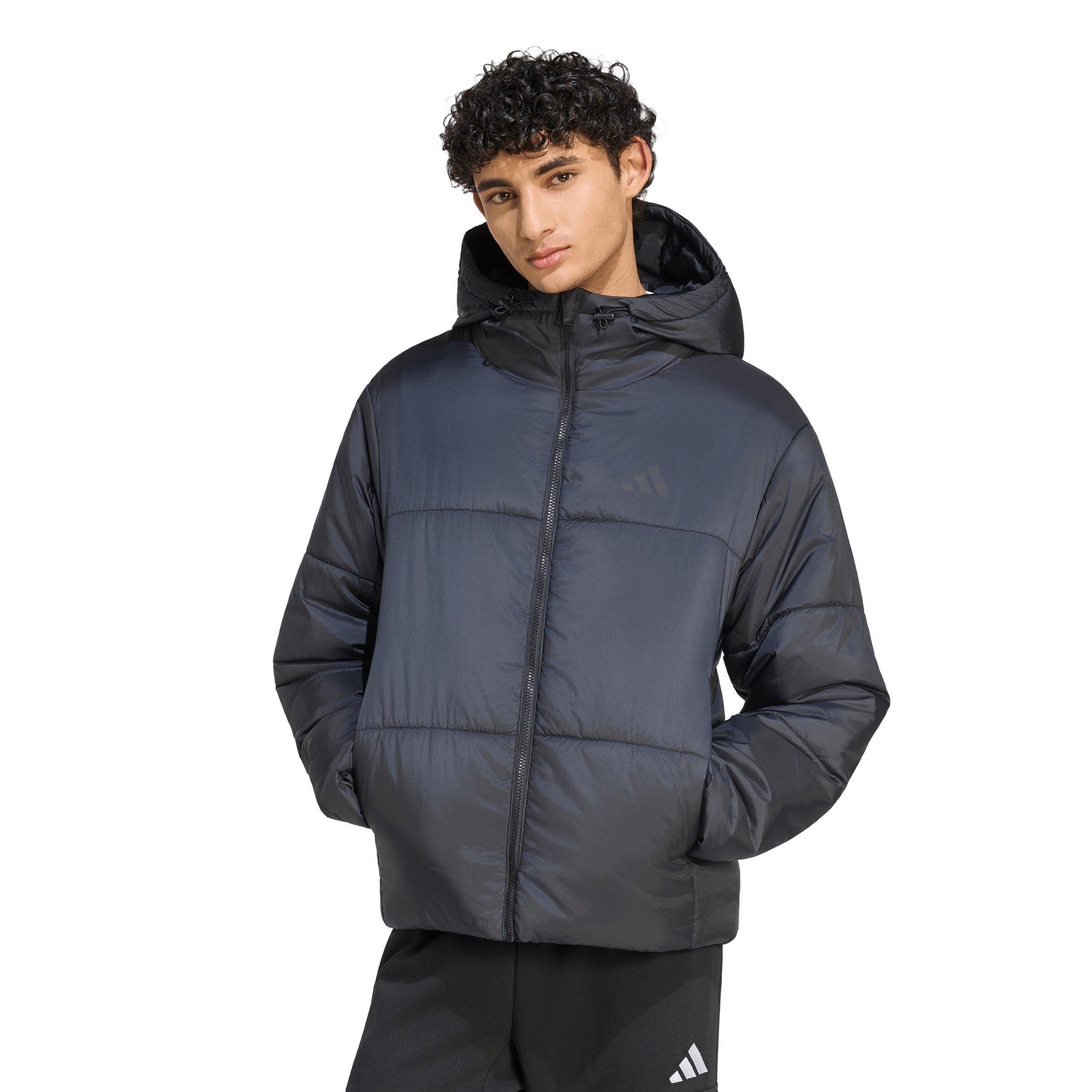 adidas Men's Essentials Highloft Insulated Puffer Jacket - Black - BLACK